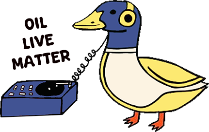 Oil Live Matter Duck